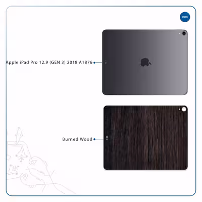 برچسب پوششی ماهوت مدل Burned Wood مناسب برای تبلت اپل iPad Pro 12.9 (GEN 3) 2018 A1876