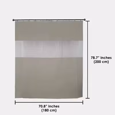 پرده حمام مدل 85 سایز 180x200 سانتی متر