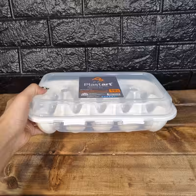 ظرف نگهدارنده تخم مرغ ایراک پلاستیک مدل yu-15