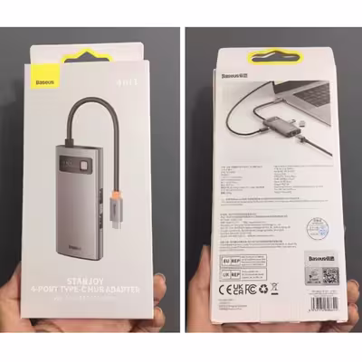 هاب 4 پورت USB-C باسئوس مدل Starjoy BS-OH067