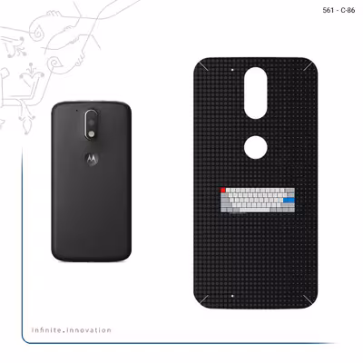 برچسب پوششی ماهوت مدل Minimal Keyboard Icon مناسب برای گوشی موبایل موتورولا Moto G4