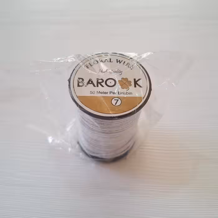 سیم گل سازی باروک مدل روکش دار شماره 7