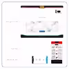 برچسب پوششی ماهوت مدل Blanco-Smoke-Marble مناسب برای تبلت سونی Xperia Tablet Z LTE 2013