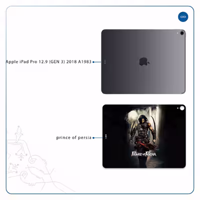 برچسب پوششی ماهوت مدل Prince of Persia مناسب برای تبلت اپل iPad Pro 12.9 (GEN 3) 2018 A1983