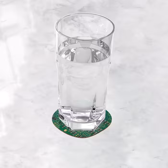 زیر لیوانی ترمه طراحان ایده مدل مدار چاپی کد cfp022 بسته شش عددی