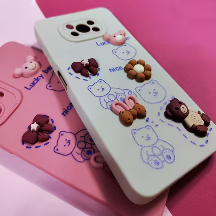 کاور قایق کاغذی مدل Lucky Bear مناسب برای گوشی موبایل شیائومی Redmi Note 11 4G / Note 11S