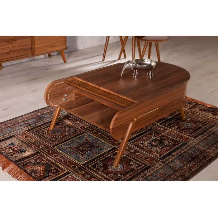 میز پذیرایی ررویال.سی.او مدل 91 مجموعه 4 عددی به همراه میز تلویزیون