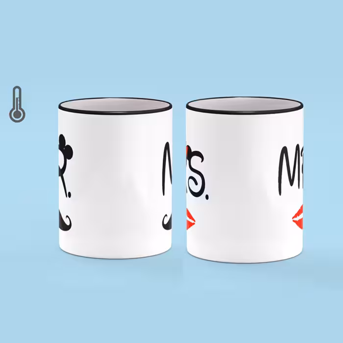 ماگ حرارتی بیگ ماگ مدل مستر اند میسیز MR and MRS کد 2920 مجموعه دو عددی