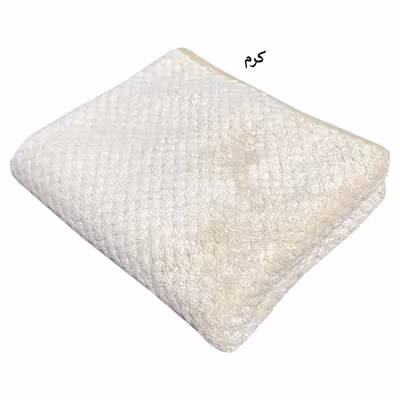 حوله دستی شایسته مدل نسترن سایز 35X75 سانتی متر