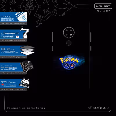 برچسب پوششی ماهوت مدل Pokemon Go Game Series-FullSkin مناسب برای گوشی موبایل نوکیا 7.2