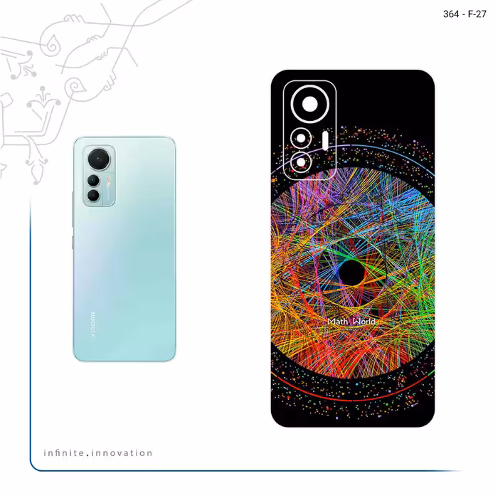 برچسب پوششی ماهوت مدل Mathematical Geometric Shape 2 مناسب برای گوشی موبایل شیائومی 12 Lite