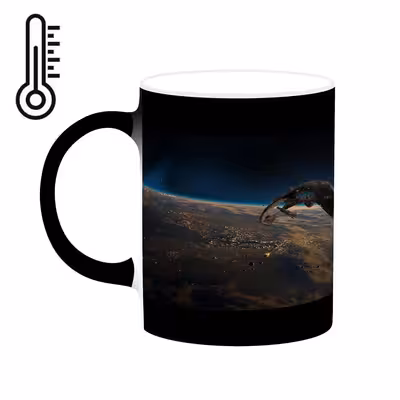 ماگ حرارتی کاکتی طرح فضا و کهکشان مدل mgh19914