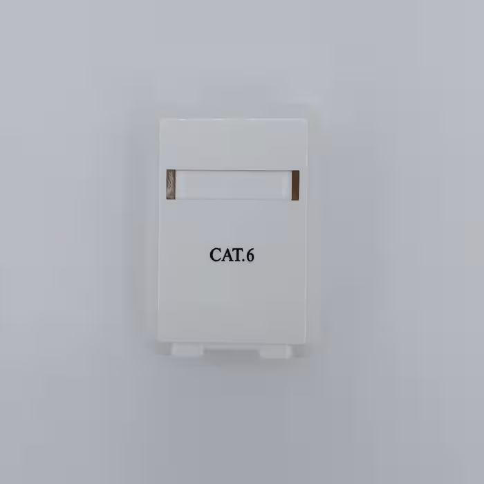  باکس کیستون شبکه  CAT6 مدل شاتردار بسته 10 عددی