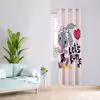  پرده مدل خرگوش مخمل پانچی کد 358 سایز 140x280 سانتی متر
