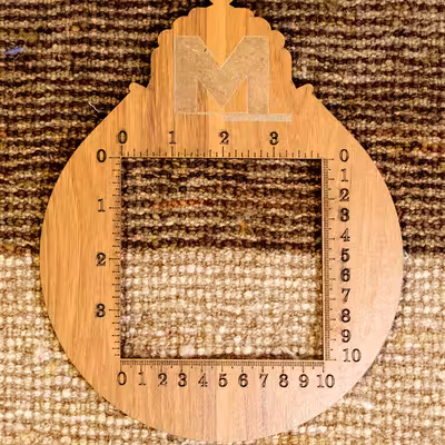 گبه دستباف یک و نیم متری فرش چمن رخ مدل مدرن کد 261344 