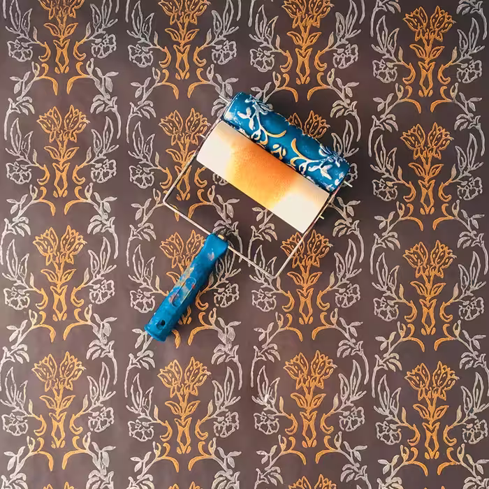 غلتک طرح دار نقاشی مدل EG344C سایز 7 اینچ