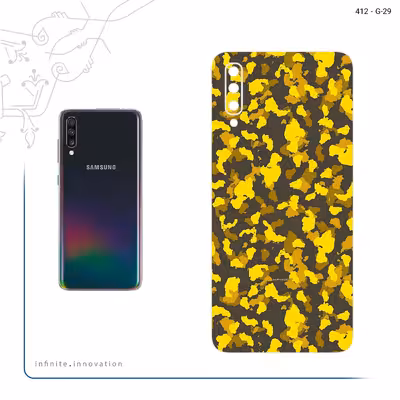 برچسب پوششی ماهوت مدل Yellow Infantry Army مناسب برای گوشی موبایل سامسونگ Galaxy A70