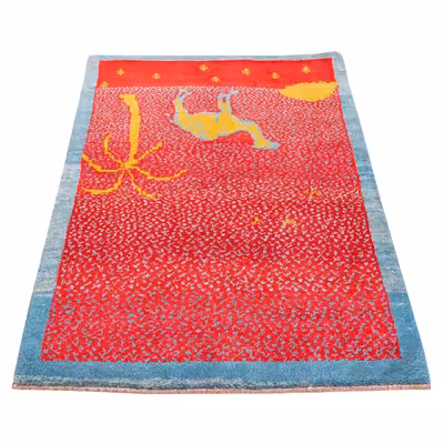 گبه دستباف ذرع و نیم سی پرشیا کد 152014