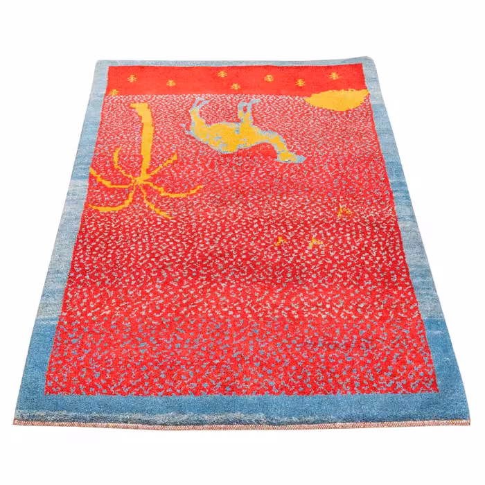 گبه دستباف ذرع و نیم سی پرشیا کد 152014