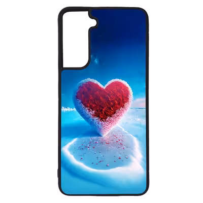 کاور ام ان اف طرح قلب یخی کد P-041 مناسب برای گوشی موبایل سامسونگ Galaxy S21