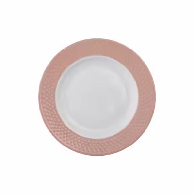 بشقاب غذاخوری چینی زرین ایران مدل رادیانس کد 25 درجه عالی بسته 6 عددی