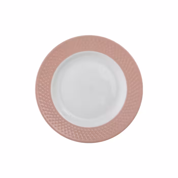 بشقاب غذاخوری چینی زرین ایران مدل رادیانس کد 25 درجه عالی بسته 6 عددی