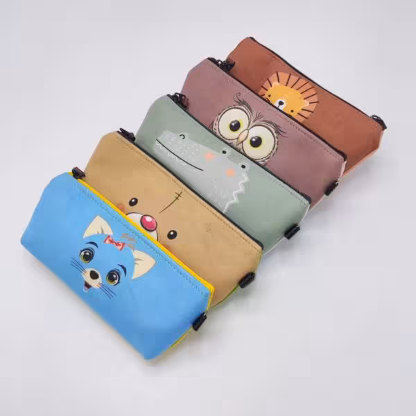 جامدادی مخمل چاپی قایقی MKM مدل 1213