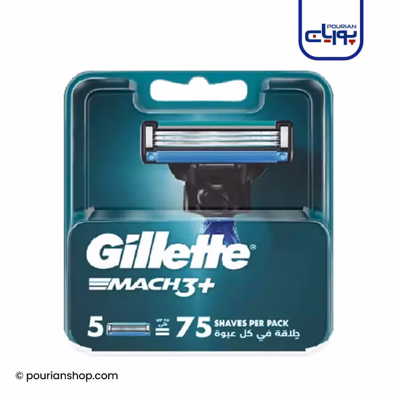 تیغ یدک ژیلت Mach3 بسته 5 عددی