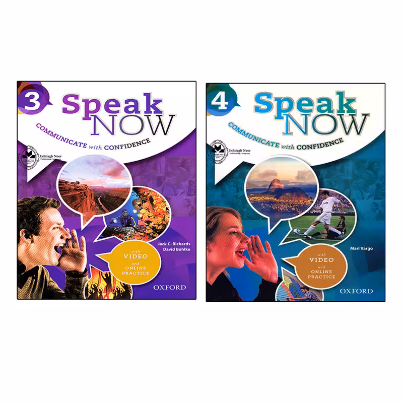 کتاب Speak Now اثر Jack C Richards And David Bohlke انتشارات اشتیاق نور جلد 3 و 4