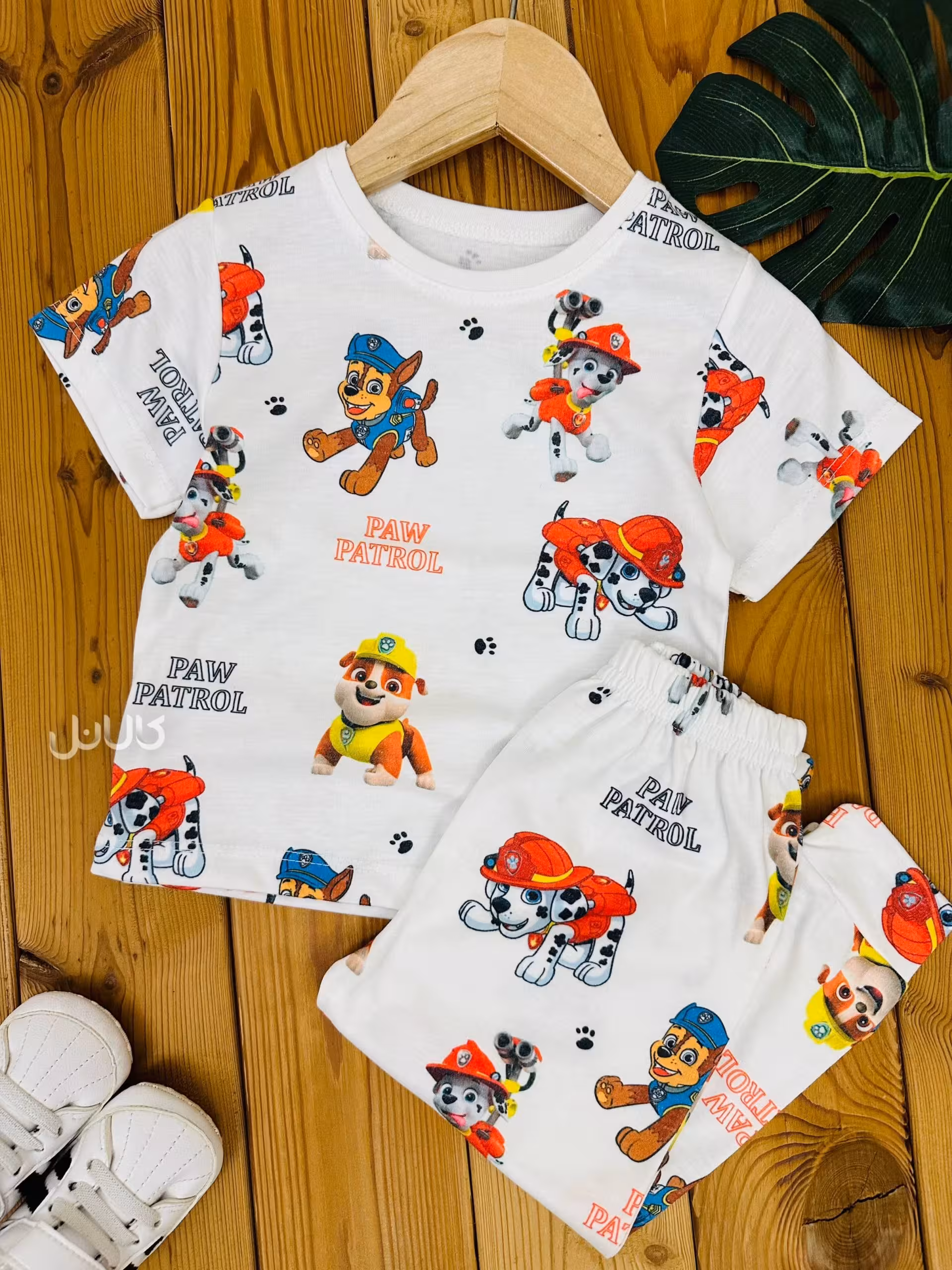 لباس راحتی بچگانه ست آستین کوتاه و شلوار سگ نگهبان