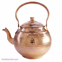 کتری و قوری مسی اصل زنجان مدل نفیس چکشی کد AH-13