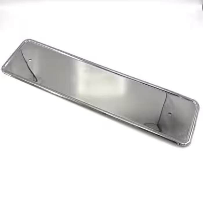 قاب پلاک خودرو جنس استیل بسته 2 عددی