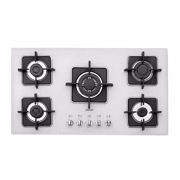 اجاق گاز رومیزی پنج شعله مدل G-5960w استیل البرز