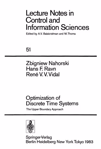خرید و دانلود نسخه کامل کتاب Optimization of Discrete Time Systems: The Upper Boundary Approach