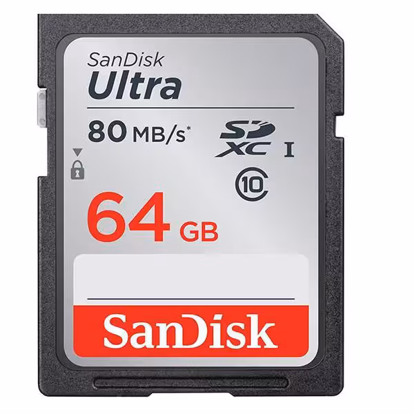 کارت حافظه SDHC سن دیسک مدل سرعت 80MBps ظرفیت 64 گیگابایت - فروشگاه اینترنتی پروتاچ