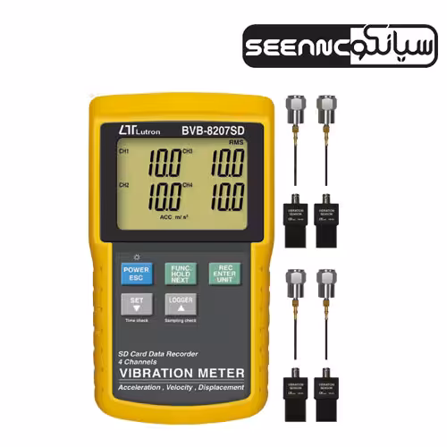 ارتعاش سنج|ویبریشن متر 4 کاناله مدل LUTRON BVB-8207SD
