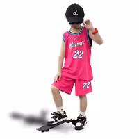 لباس و شورت بسکتبال بچه گانه میامی 2024