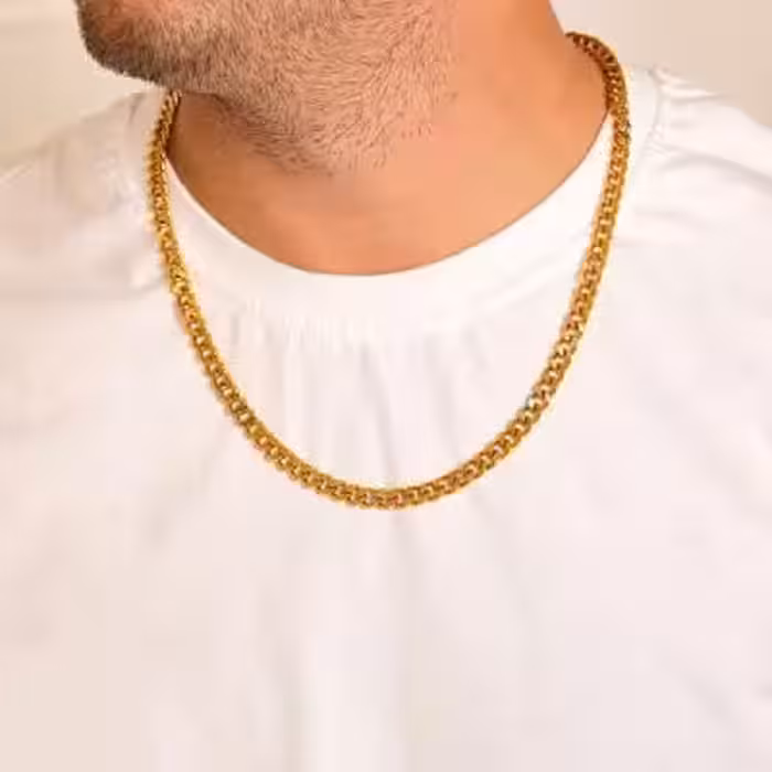 زنجیر مردانه کارتیر 7 میل با استیل 304 درجه یک .کد z32.