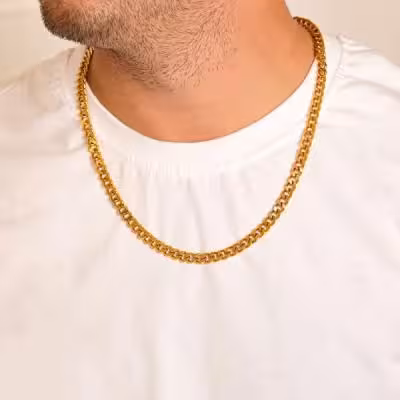 زنجیر مردانه کارتیر 7 میل با استیل 304 درجه یک .کد z32.