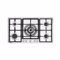 اجاق گاز رومیزی پنج شعله‌ مدل S5902 استیل البرز