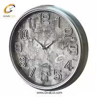 ساعت دیواری اورجینال ولدر PVC طوسی| کد رفرنس 637