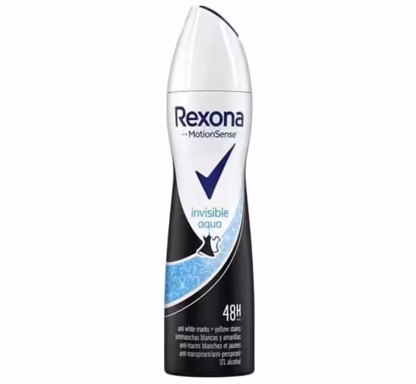 اسپری رکسونا مدل آکوا Rexona invisible aqua (زنانه)