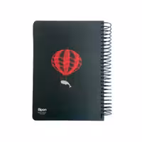 دفتر 200 برگ سیمی فانتزی جلد سخت الیپون طرح 3