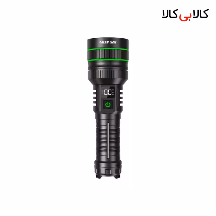 چراغ قوه دستی گرین لاین مدل GNHR3000LMBK با نور مهتابی
