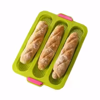 قالب سیلیکون باگت سه عددی