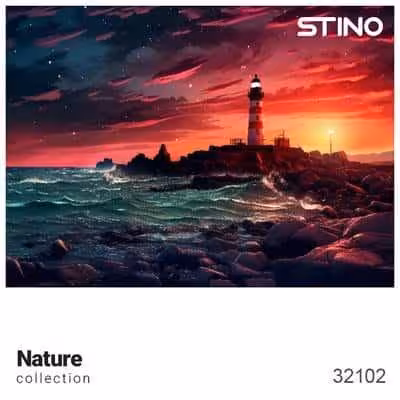 پازل شيشه اي استينو 260 تكه طرح طبيعت (كد 32102)،(باجعبه)