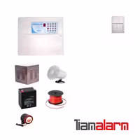 پکیج دزدگیر اماکن با سیم مدل فایواستار سیم کارتی و تلفنیFS206F1