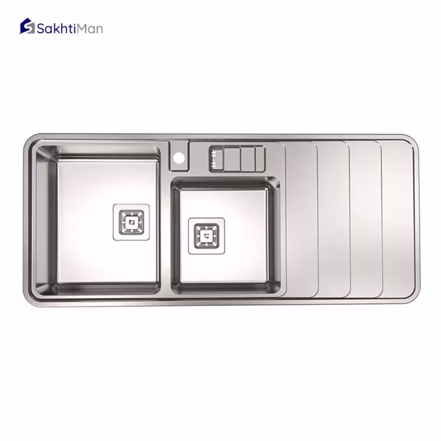 سینک ظرفشویی استیل البرز مدل فانتزی 856 توکار