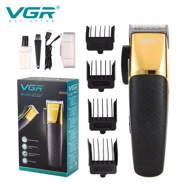 ماشین ریش تراش خط زن و صفر زن حرفه ای چی جی ار V_686