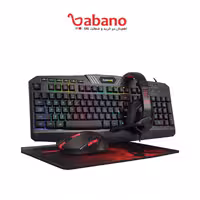 کیبورد و ماوس مخصوص بازی ردراگون مدل S101BA به همراه هدفون و ماوس پد